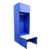 HPL Locker for Football with Bench – Durable Storage Solution (W600×H2200×D400 mm)