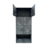 HPL Lockers in Stone Color – 6 Doors, Durable and Stylish Storage Solution (W800×D400×H1900 mm)