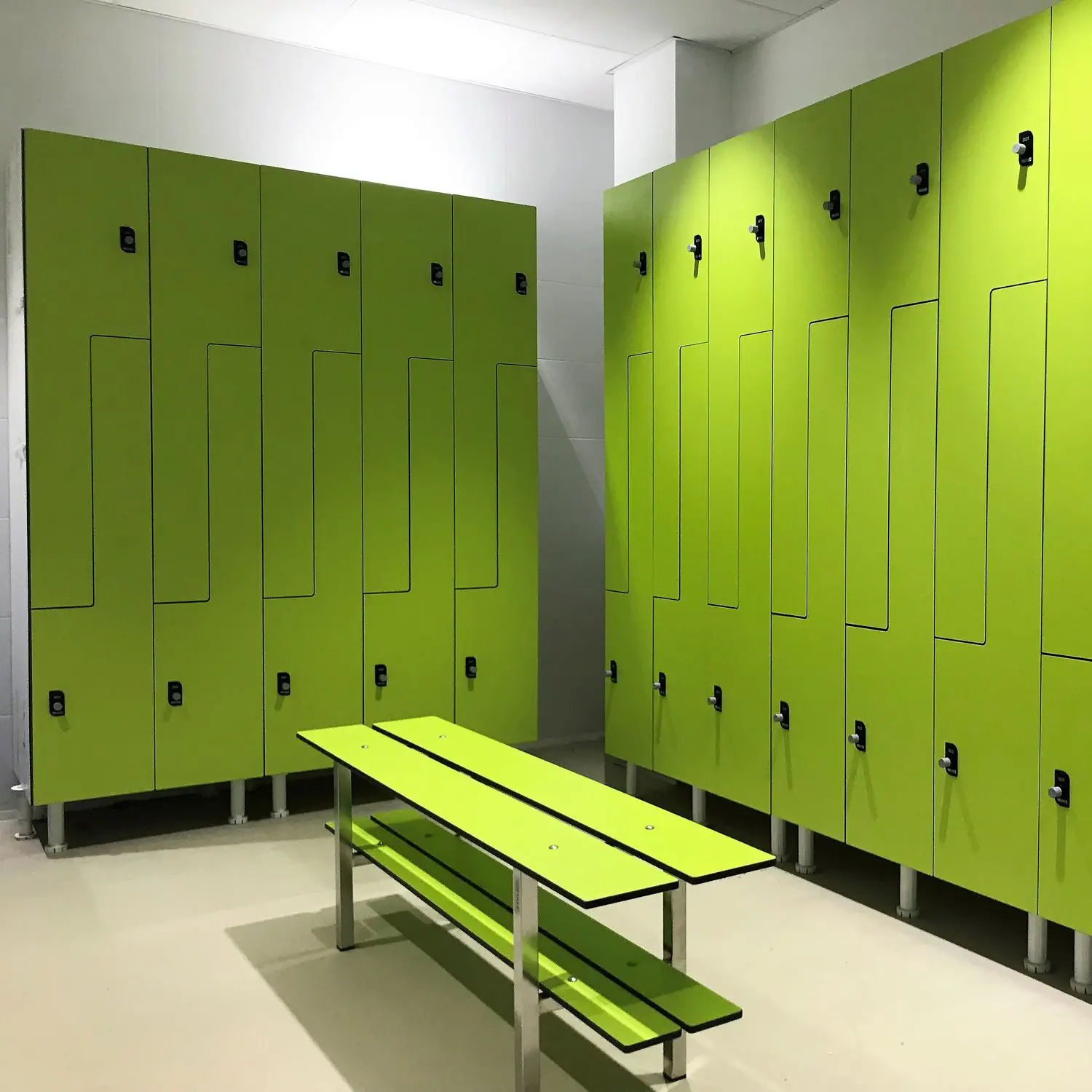 locker room bench